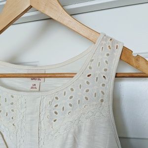 Mossimo Supply Co Cream Dress